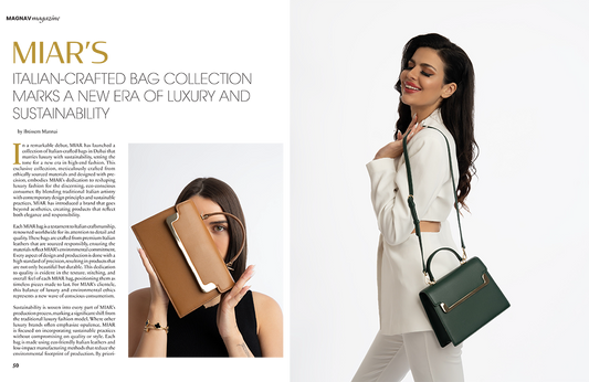 MIAR’s Italian-Crafted Bag Collection Marks a New Era Of Luxury and Sustainability