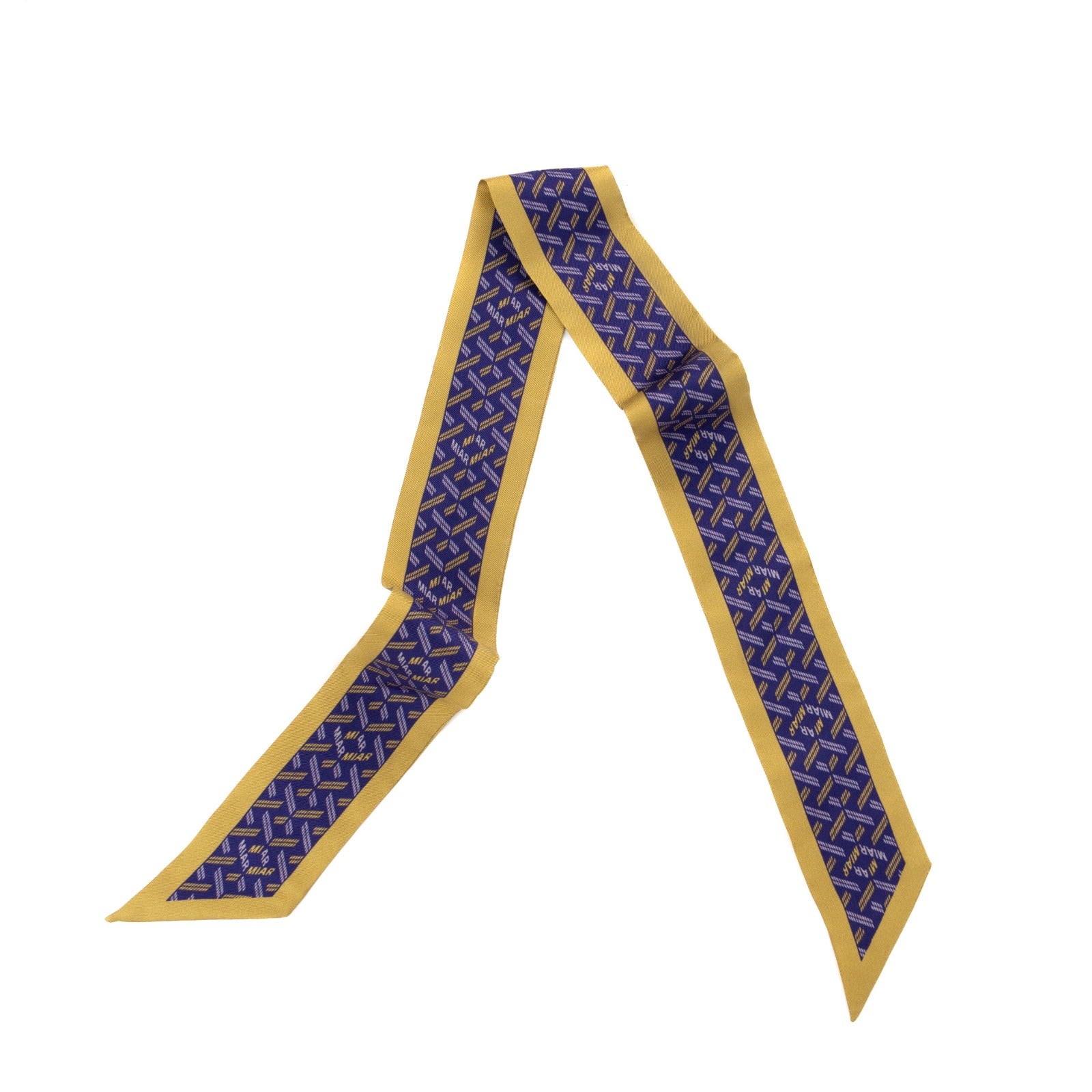 Silk Twilly - Purple Golden