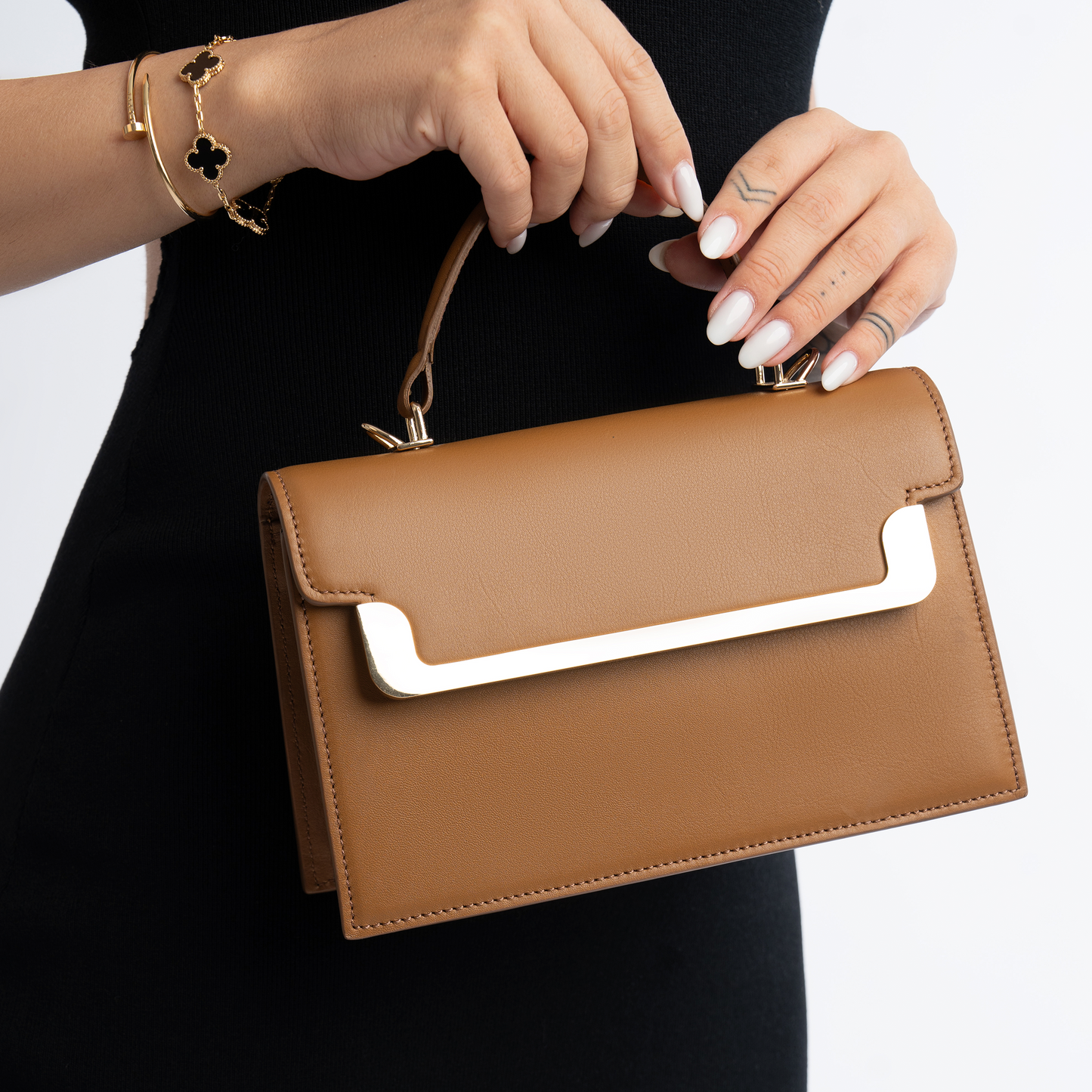 Miss MIAR Brown Ladies Bag Compact