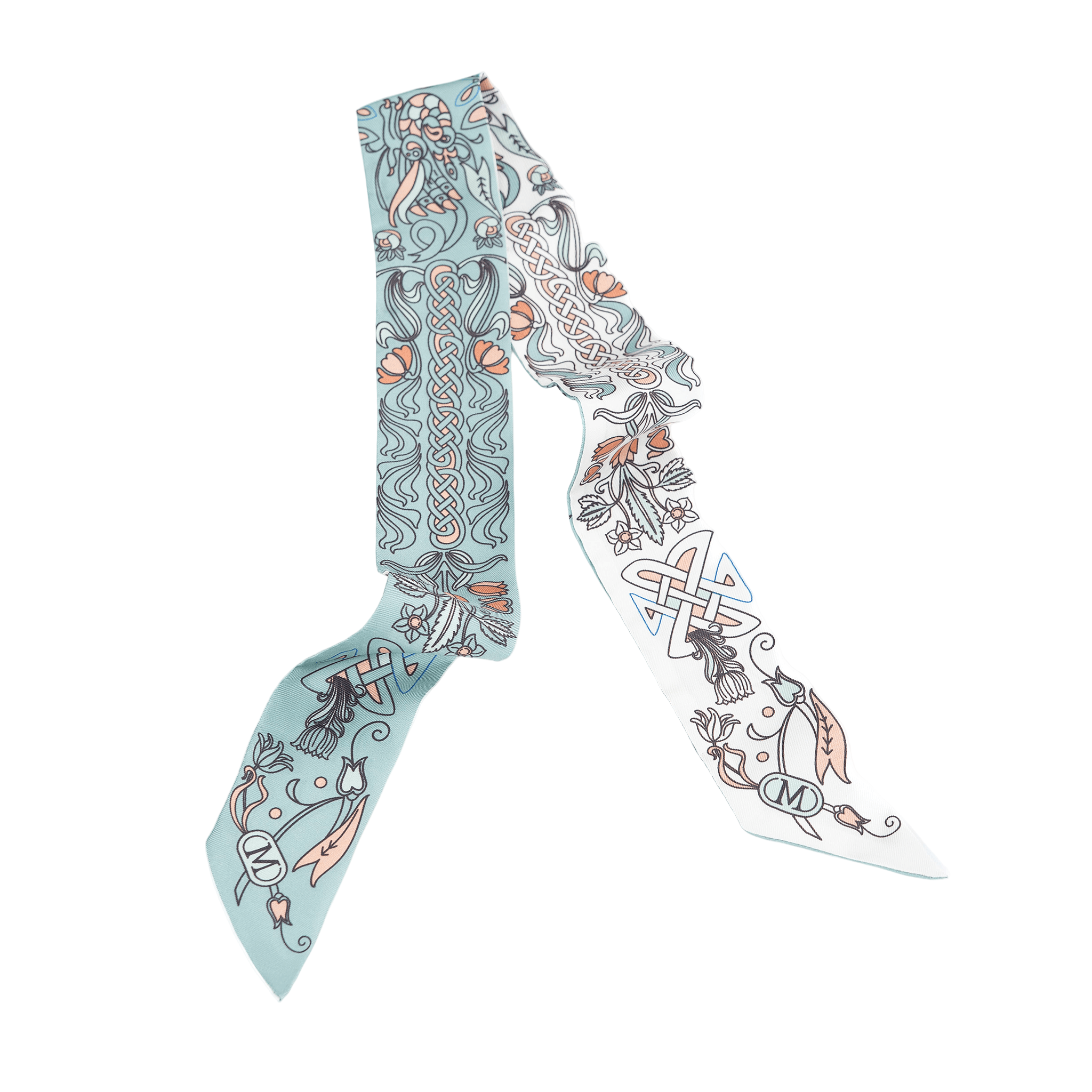 Silk Twilly - Light Blue