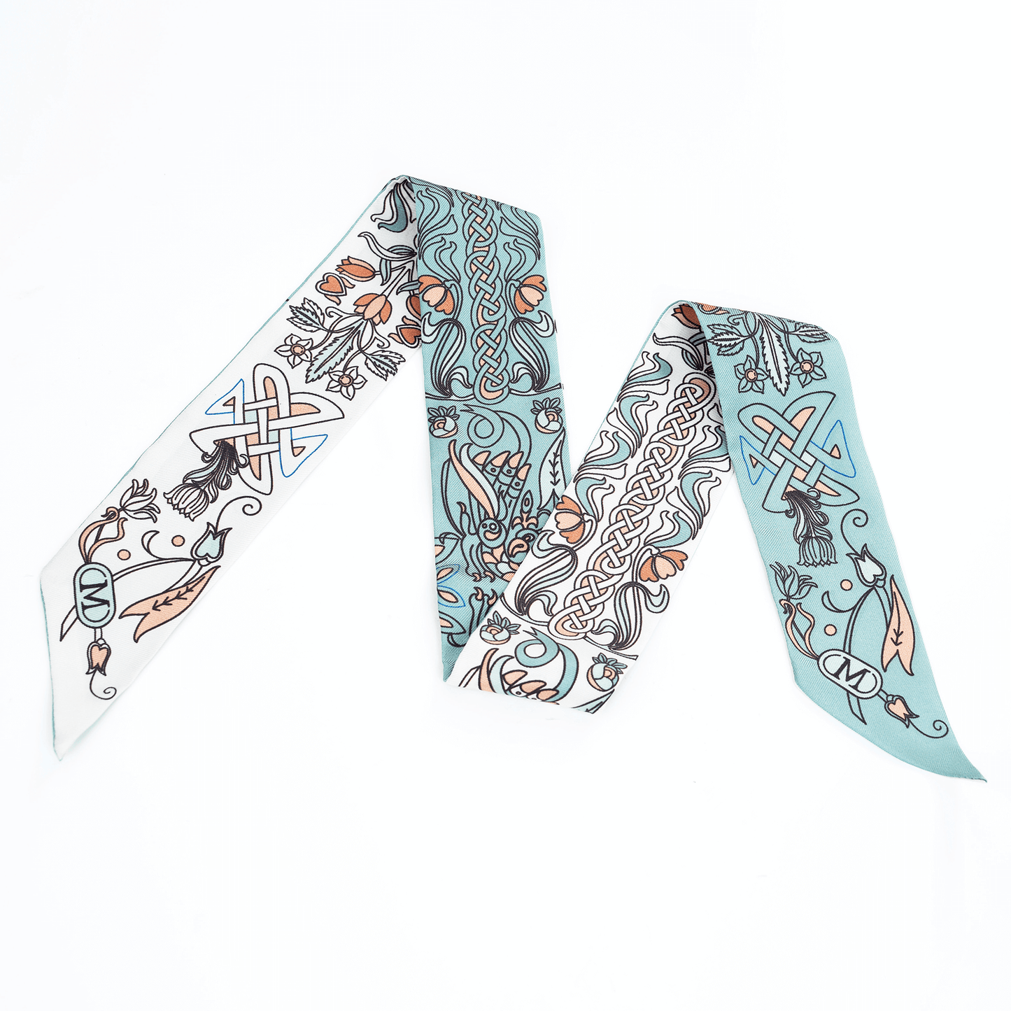 Silk Twilly - Light Blue