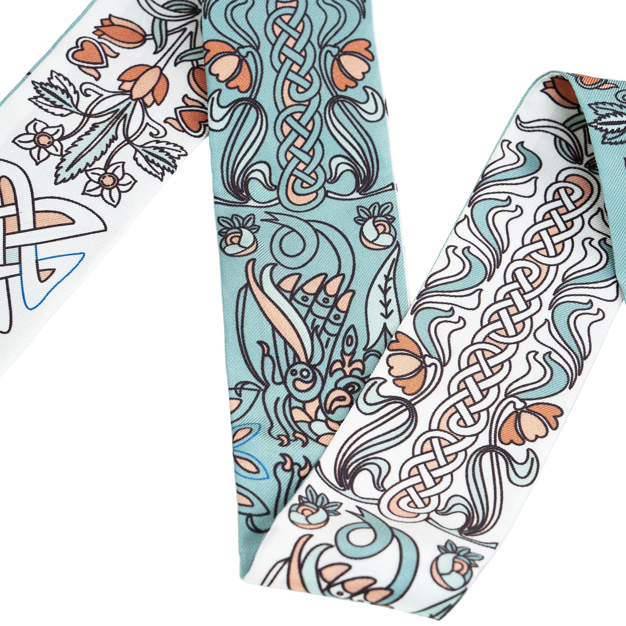 Silk Twilly - Light Blue