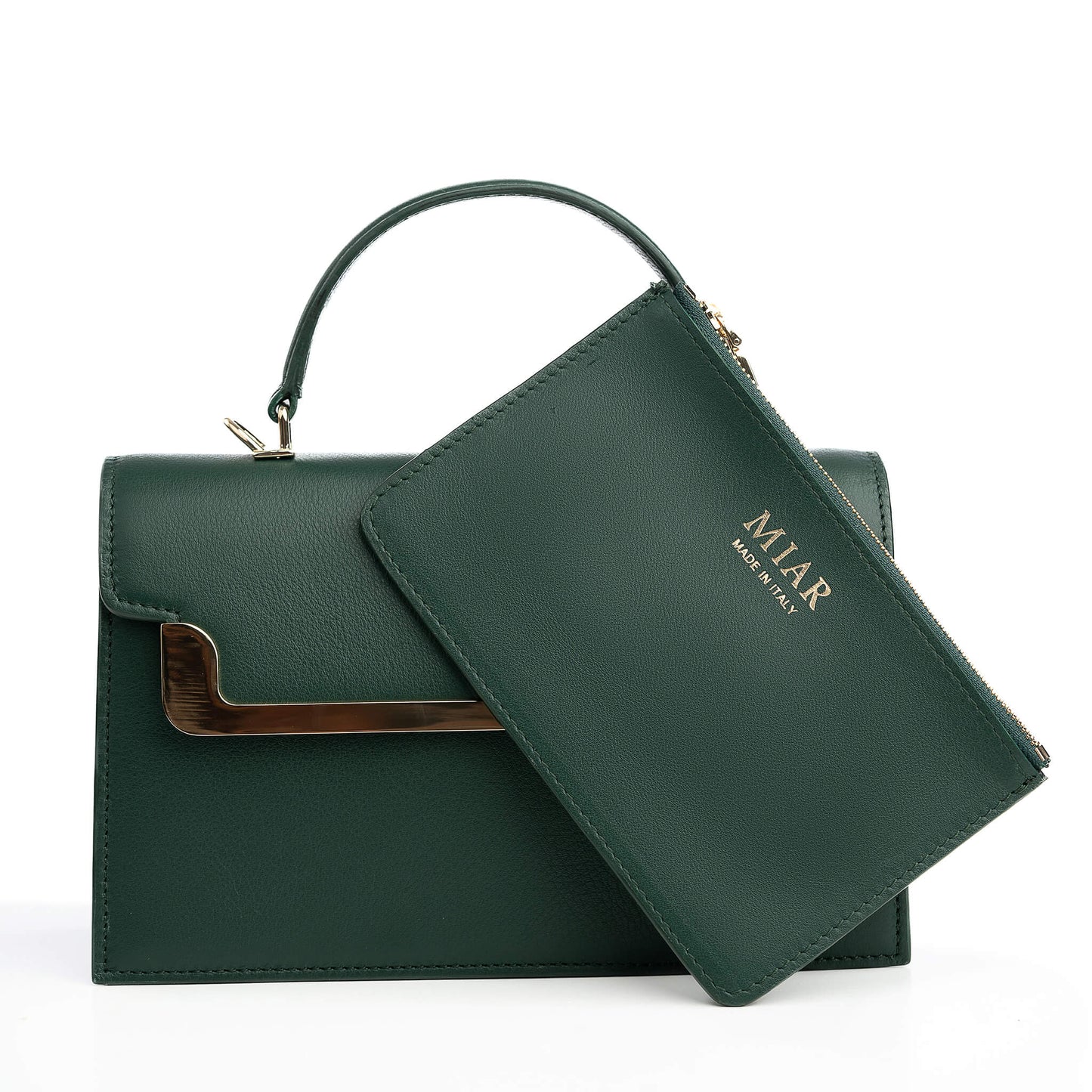 Miss MIAR Green Ladies Bag Compact