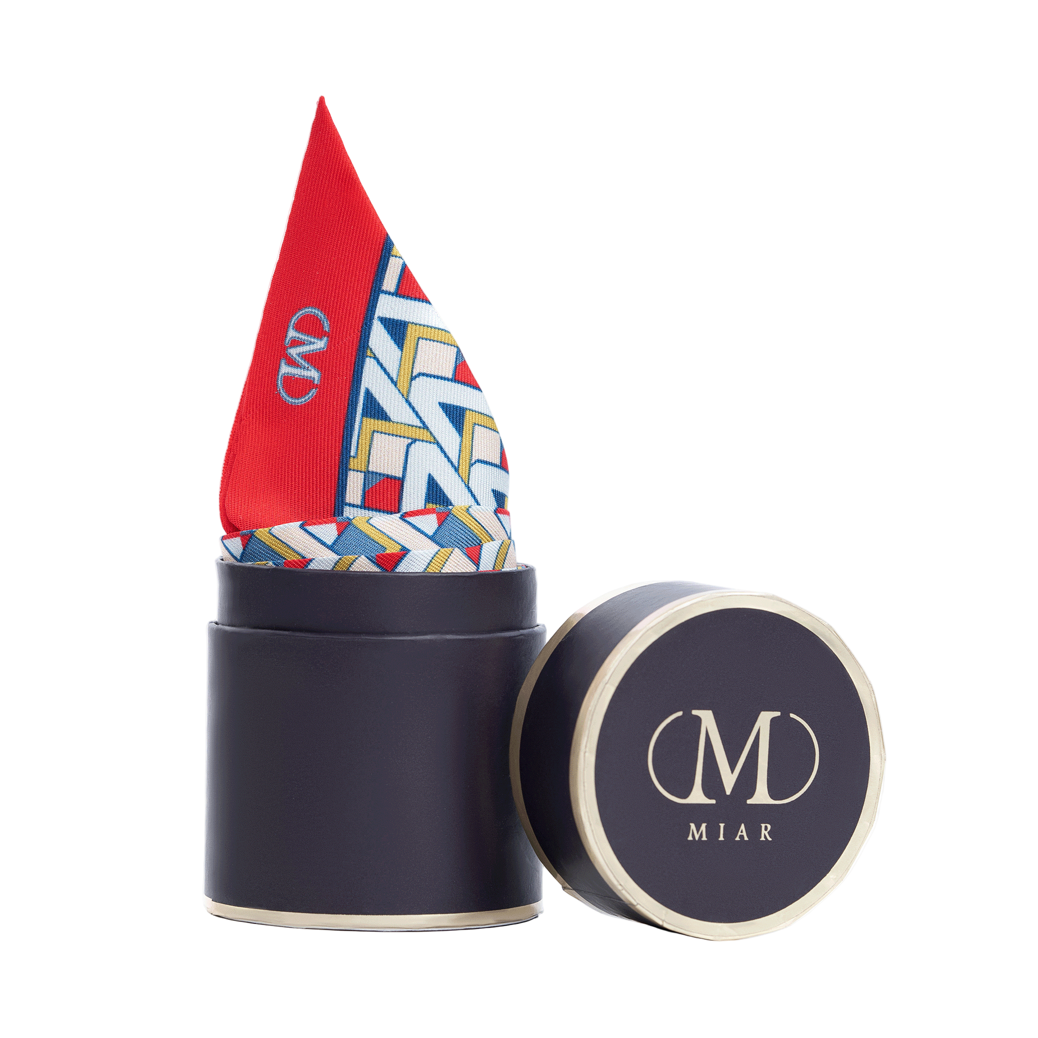 Silk Twilly - Red Blue