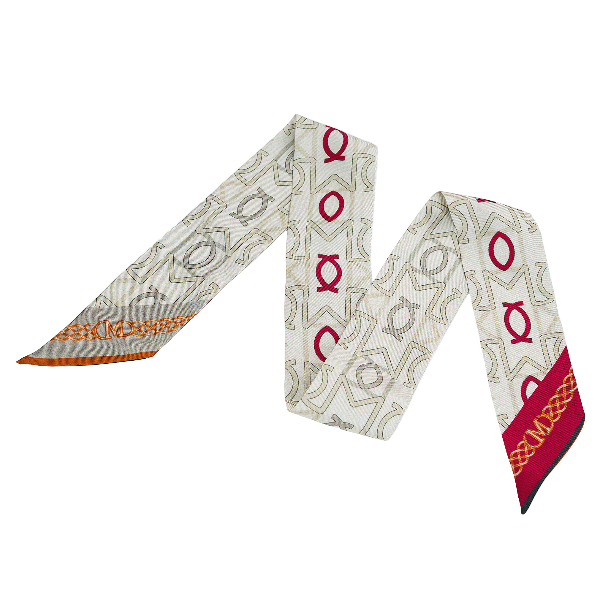 Silk Twilly - Red Yellow