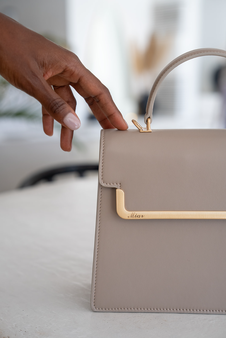Miss MIAR Taupe Ladies Bag Grand