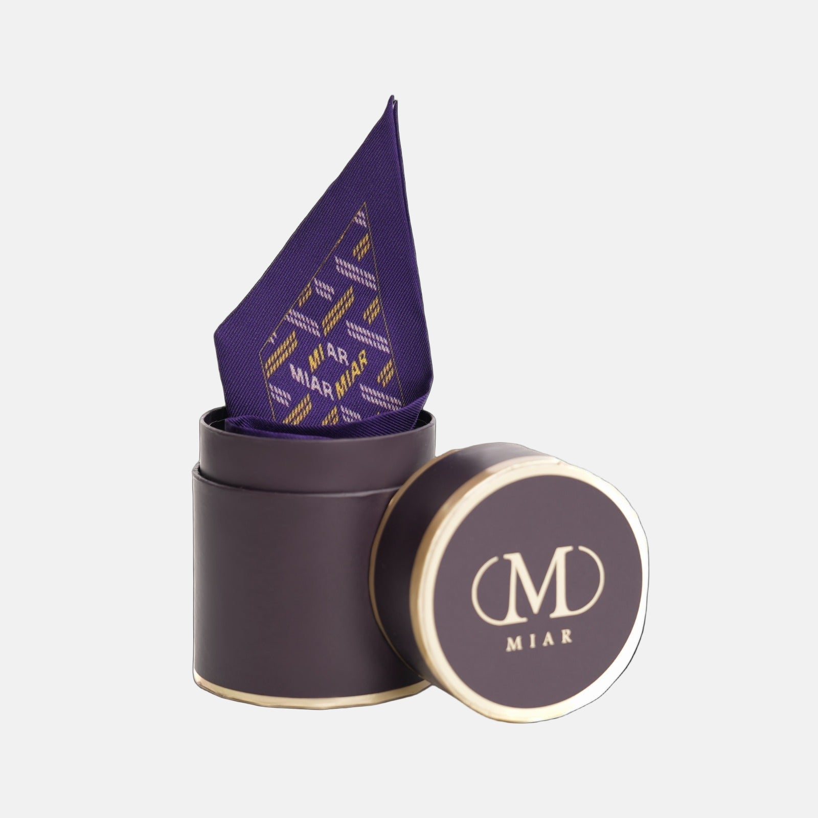 Silk Twilly -Dark Purple