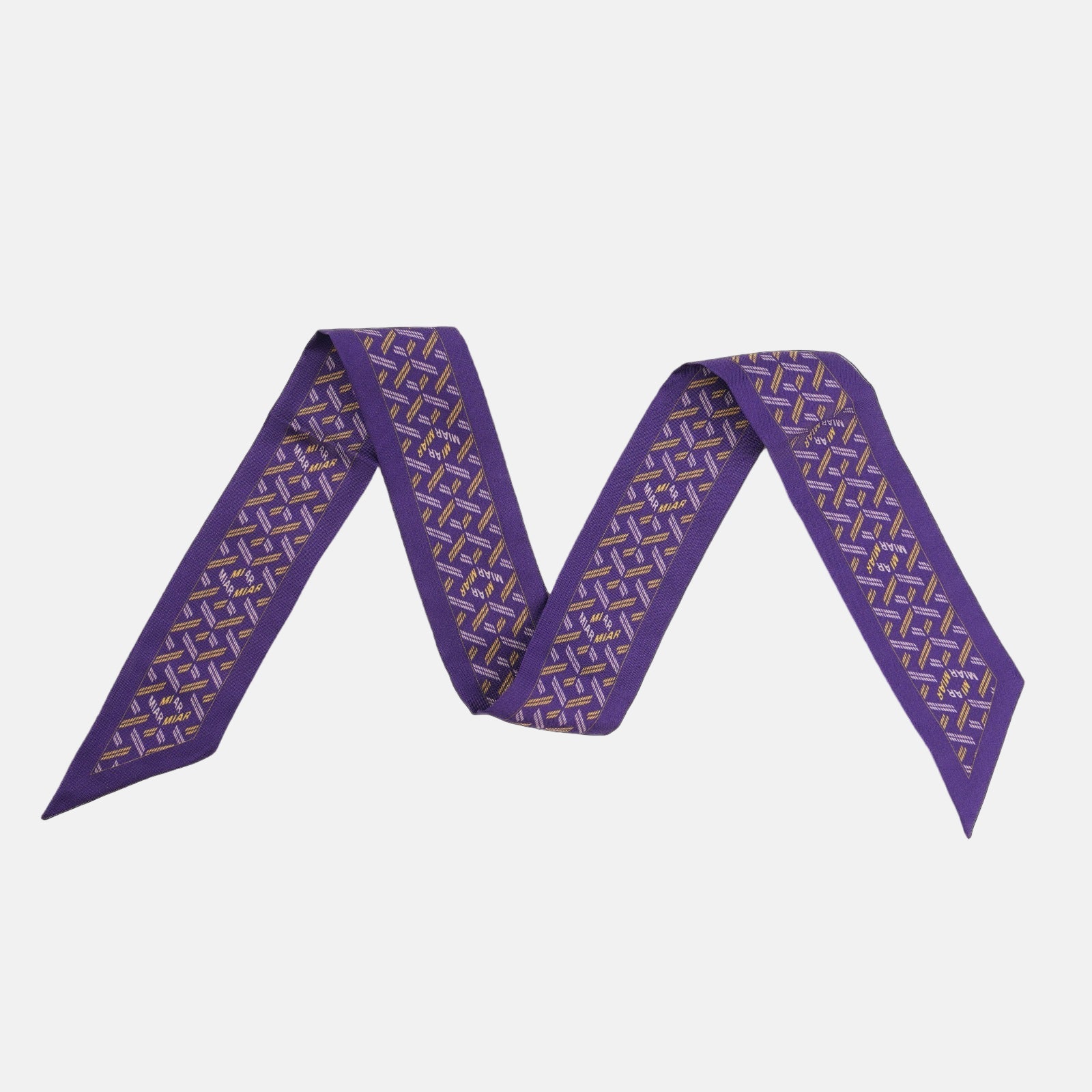 Silk Twilly -Dark Purple