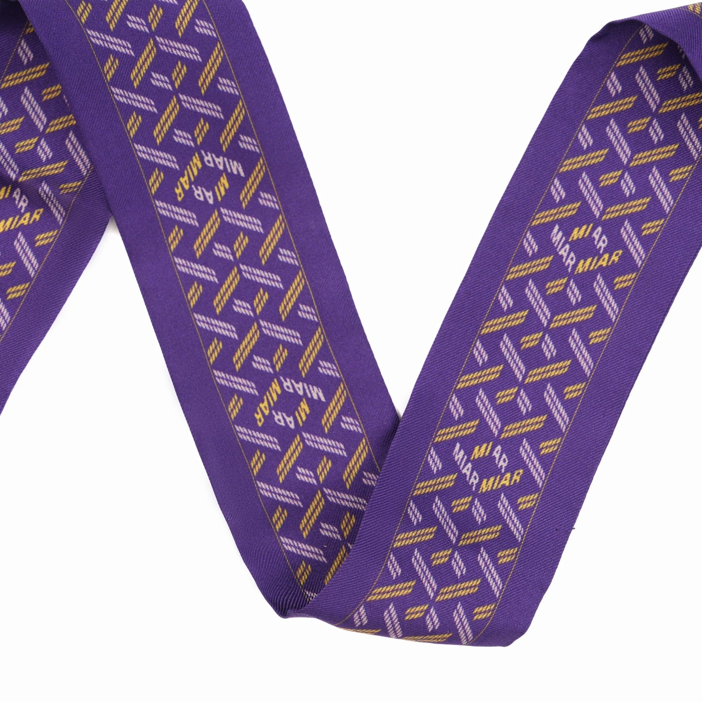 Silk Twilly -Dark Purple