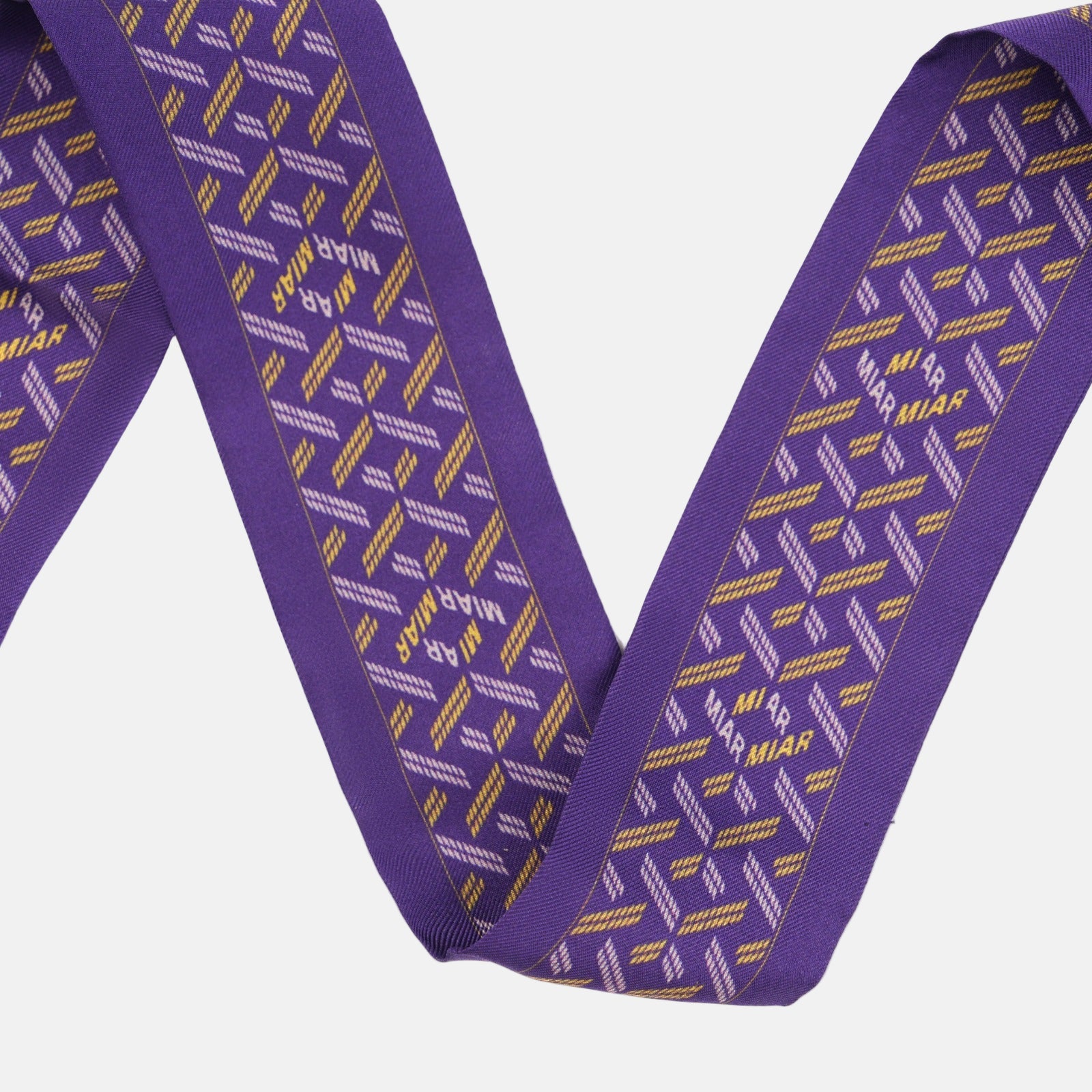 Silk Twilly -Dark Purple