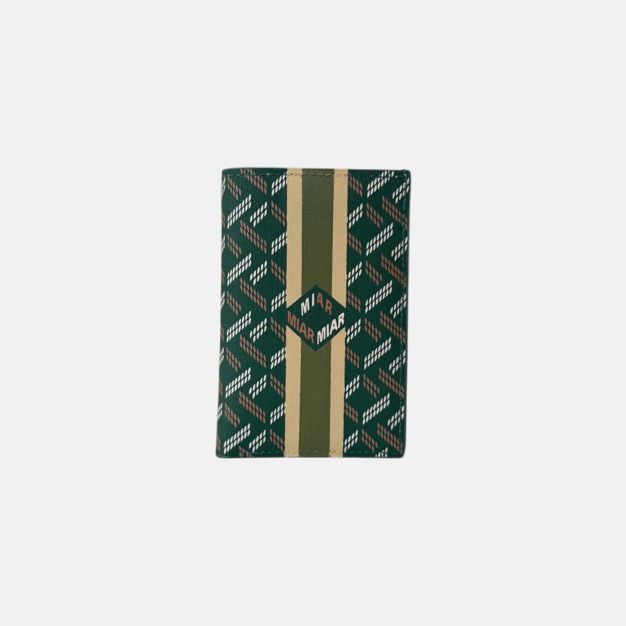 ORNATO LUSSO Card Wallet – Heritage Olive & Beige
