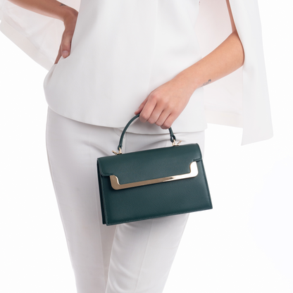 Miss MIAR Green Ladies Bag Compact