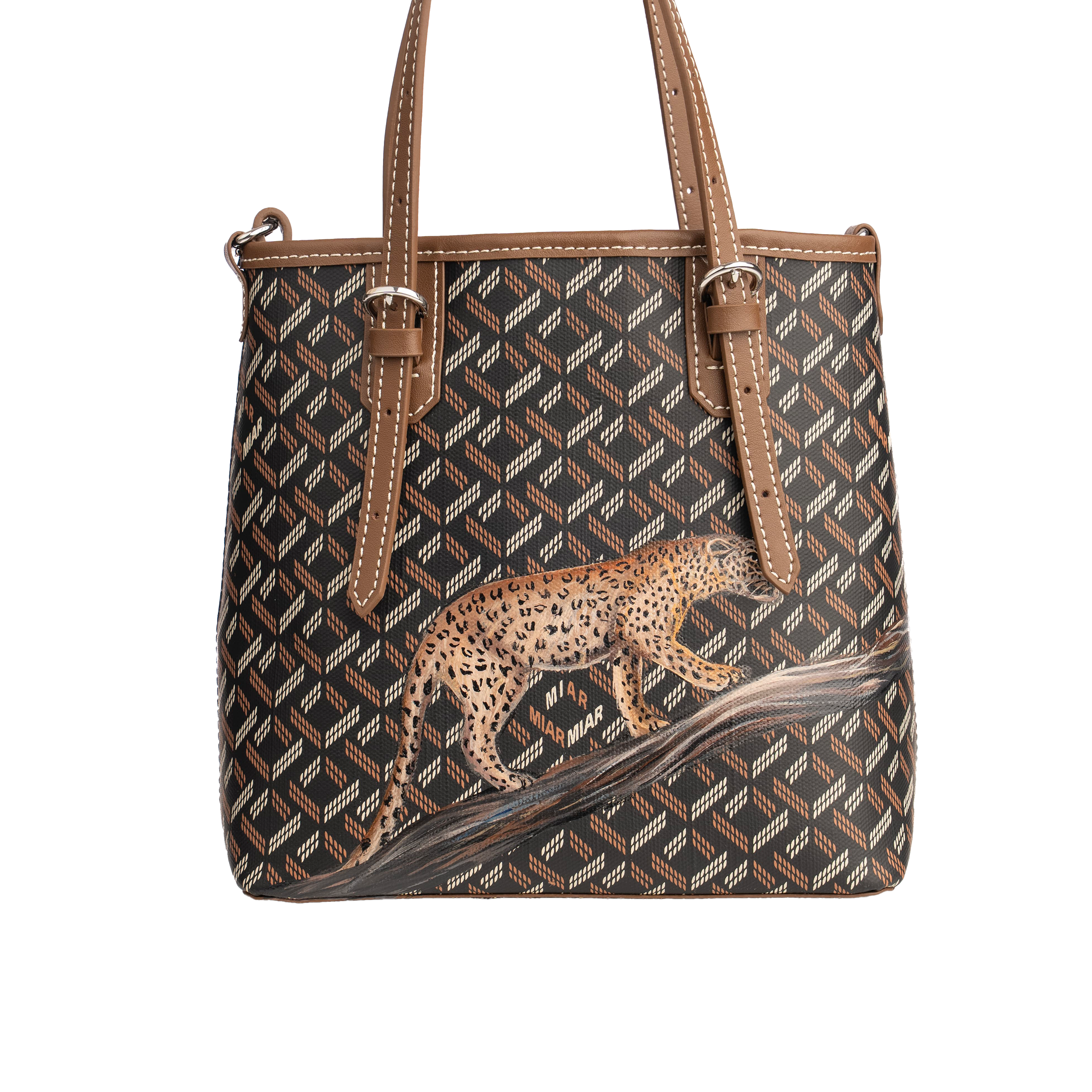 Custom Cheetah on Branch Bag