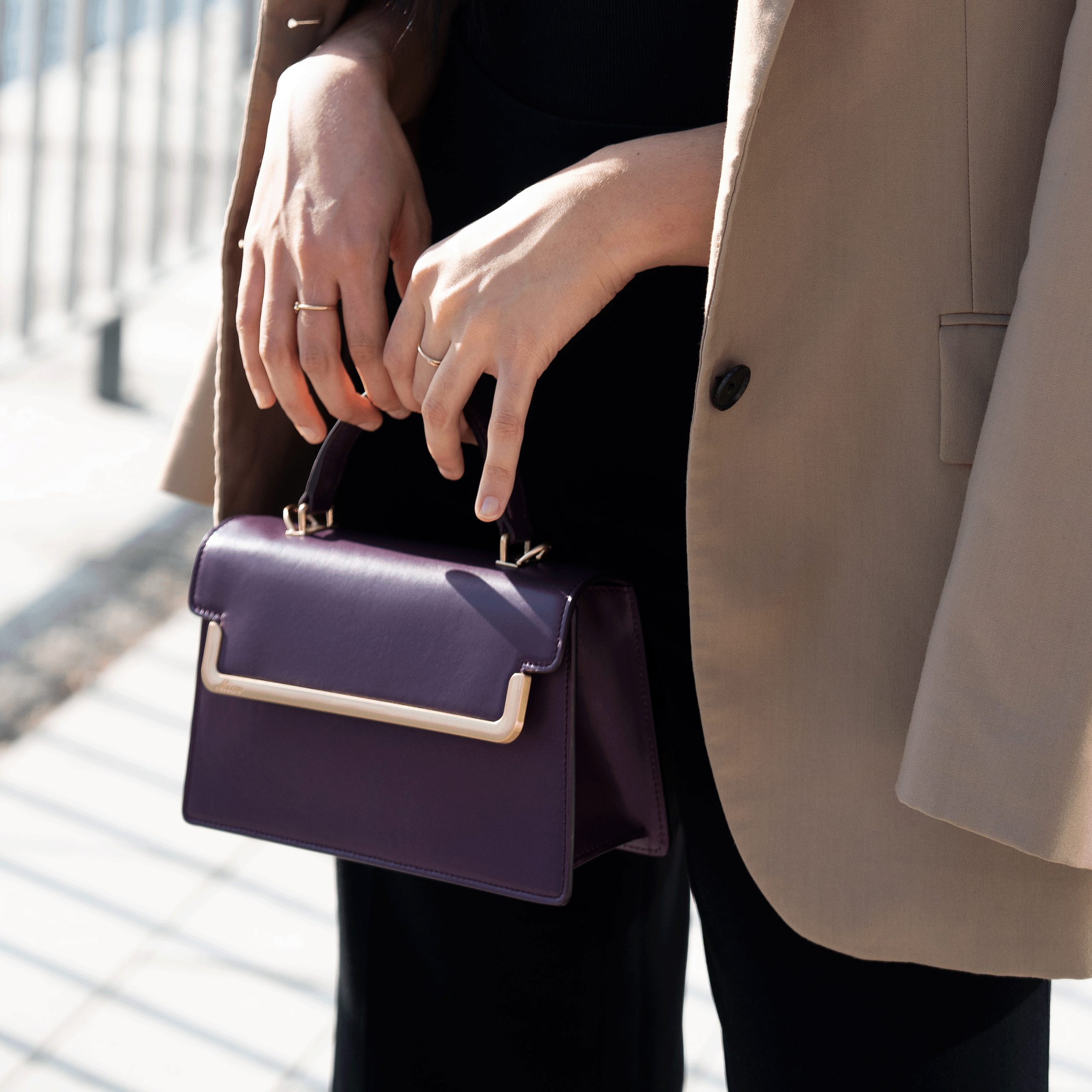 Miss MIAR Purple Ladies Bag Grand