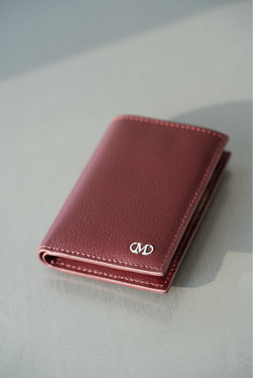 LINEA MIAR Card Wallet Burgundy